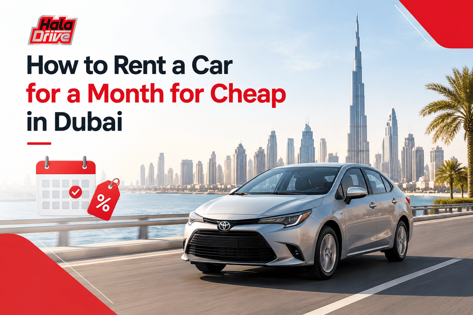 rent a car for a month for cheap