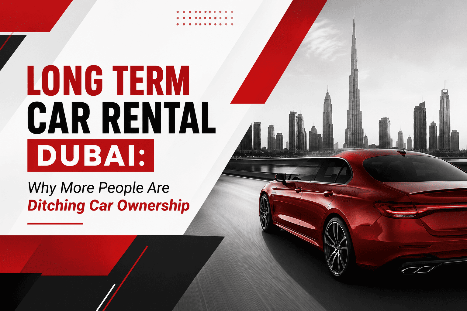 long term car rental in Dubai